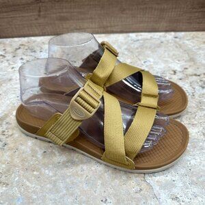 Chaco Sandals Womens Size 8 Curry Lowdown Slides Adjustable Strap Outdoor Trail